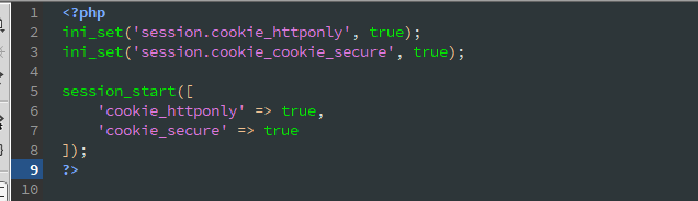在PHP代碼中設置cookie的Secure和HttpOnly屬性